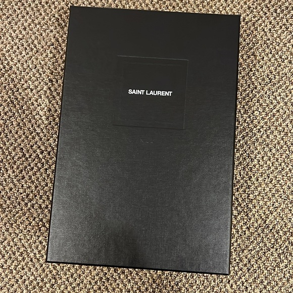 YSL CASSANDRA SANDALS IN VEGETABLE-TANNED LEATHER size 6 - Picture 11 of 11